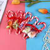 Individually Lollipop Good Quality Christmas Colorful Candy Cane Fruity Christmas Candy Cane Stick Lollipop Hard Candy Sweets