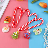 Individually Lollipop Good Quality Christmas Colorful Candy Cane Fruity Christmas Candy Cane Stick Lollipop Hard Candy Sweets