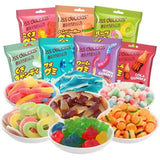 3d Gummy Candy Manufacture Round Sugar Coated Worm Shaped Donut Gummy Candy