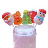 Funny Cartoon Christmas Soft Candy Rich in Vitamin C Christmas Lollipop Christmas Tree Shaped Soft Gummy Candy