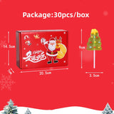 Funny Cartoon Christmas Soft Candy Rich in Vitamin C Christmas Lollipop Christmas Tree Shaped Soft Gummy Candy