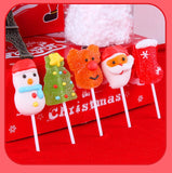 Funny Cartoon Christmas Soft Candy Rich in Vitamin C Christmas Lollipop Christmas Tree Shaped Soft Gummy Candy