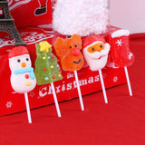 Funny Cartoon Christmas Soft Candy Rich in Vitamin C Christmas Lollipop Christmas Tree Shaped Soft Gummy Candy