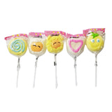 Stick Soft Candy Heart Lollipop Customized Shape Round Marshmallow