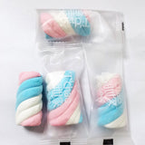 Strawberry Flavour Jelly Filling Marshmallow Children's Snacks twists Shape Sour Sweet Marshmallow