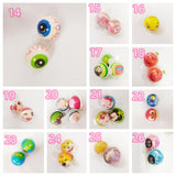 3D Soft Jelly Candy Ball Shape Fruit Flavor Eyes Candy Halloween Holiday Snacks Halal Eyeball Gummy Candy