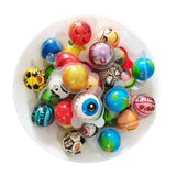 3D Soft Jelly Candy Ball Shape Fruit Flavor Eyes Candy Halloween Holiday Snacks Halal Eyeball Gummy Candy