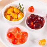 Peeling Jelly Fruit Casings Gummy Candy Grape Sweet Peach Mango Juice Peeled Gummy Candy