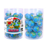 3D Soft Jelly Candy Ball Shape Fruit Flavor Eyes Candy Halloween Holiday Snacks Halal Eyeball Gummy Candy