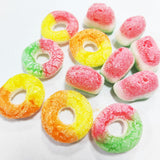 OEM customized freeze dried sweets crunchy freeze dried snack gummy worms candy