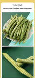 Healthy Snack Dehydrated Vegetables Low Temperature Vacuum Fried Green Beans Crispy String Beans