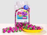 3D Football soccer gummy jam filled Planet gummy candy