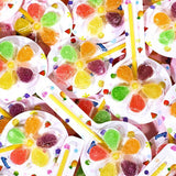 Candy toys lollipop wholesale hot sell windmill shape fruit jelly gummy candy lollipop