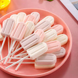 Children's Creative Ice Lolly Shape Milk Lollipop Snacks Milk Hard Candy with Prebiotic