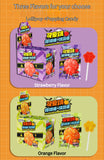 Zero Fat New Arrival Cat's Paw Shape Funny Three Fruit Flavor Lollipop with Popping candy