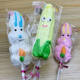 Sweet Corn Shaped Candy Lollipop Candy Marshmallow Toys Halal Lollipop