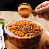 Wholesale Supplier 5 Minutes Hot Water Brewing Sesame Sauce Red Oil Instant Potato Noodles