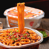 Wholesale Supplier 5 Minutes Hot Water Brewing Sesame Sauce Red Oil Instant Potato Noodles