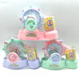 Mix Rainbow Fruit Flavor Gummy Candy Rotating Ferris Wheel Toy Candy